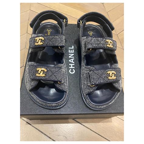 sandales dad chanel prix|Chanel dad sandals price.